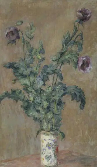 Vaso de papoulas - Claude Monet