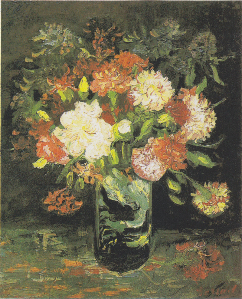 Vaso com cravos - Vincent van Gogh