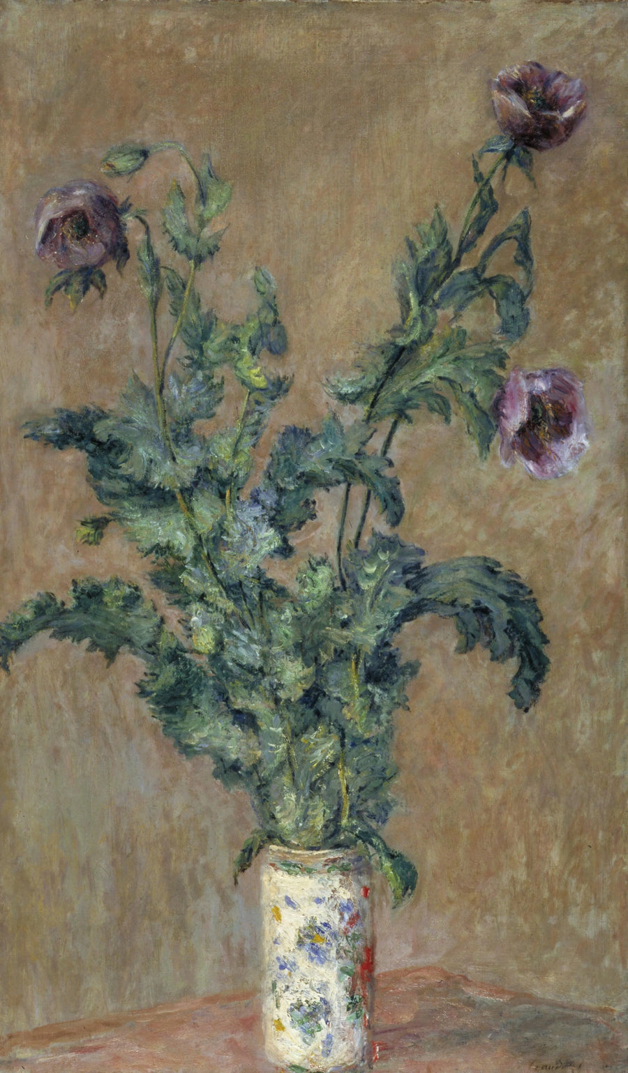 Vaso de papoulas - Claude Monet