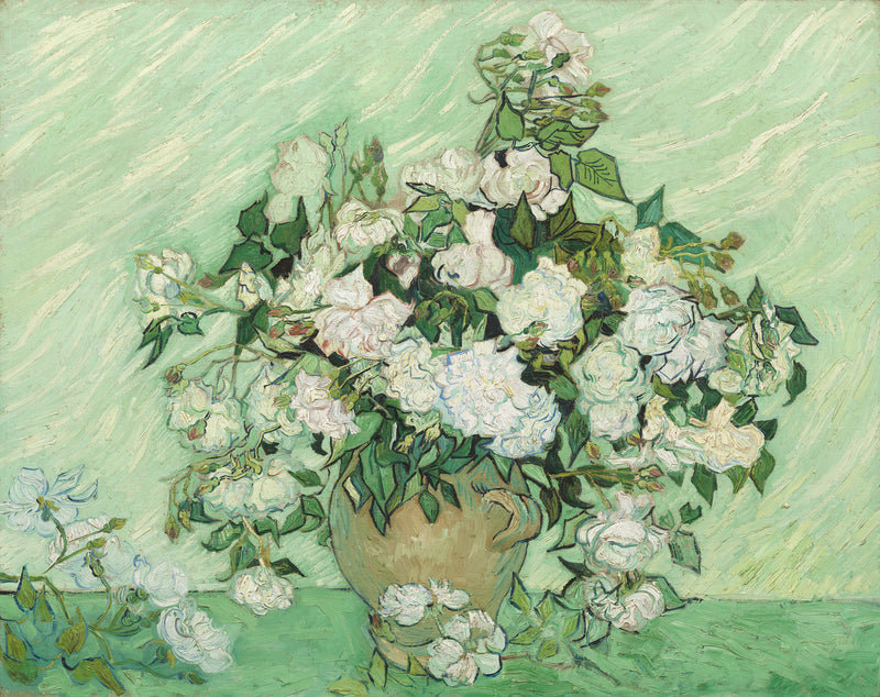 Vaso de rosas - Vincent van Gogh
