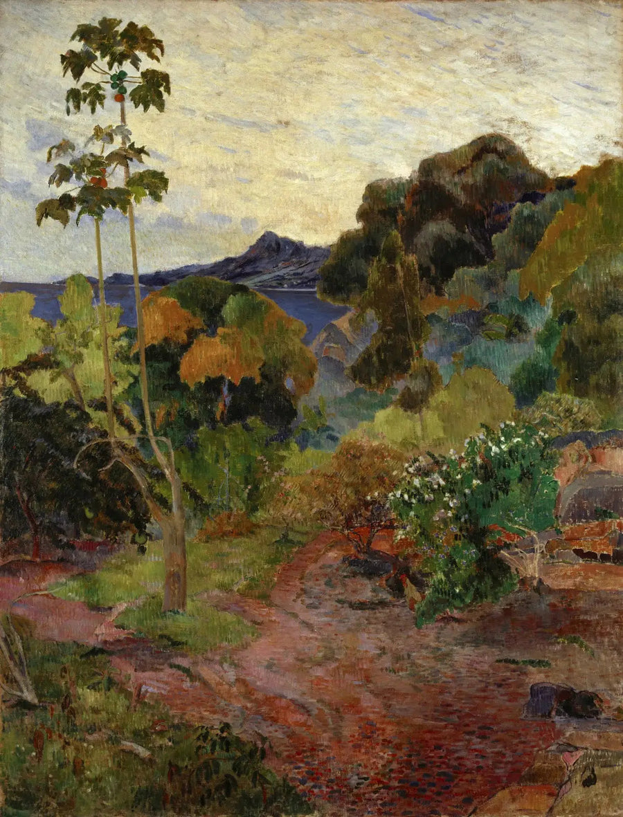 Vegetação tropical, Martinica - Paul Gauguin