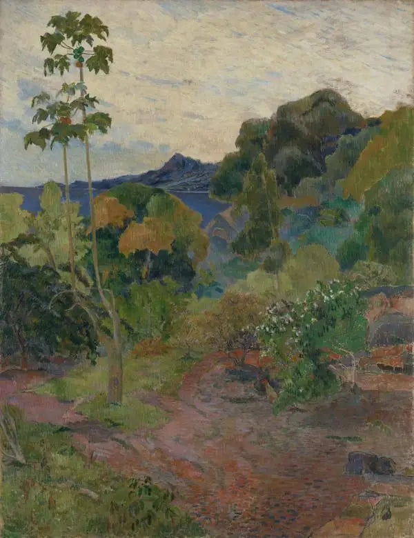 Vegetação tropical, Martinica - Paul Gauguin