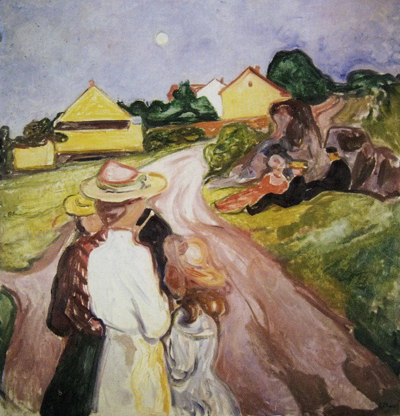 Vigília da noite do meio do verão - Edvard Munch
