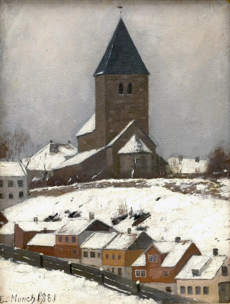 Vigília Igreja de Aker - Edvard Munch
