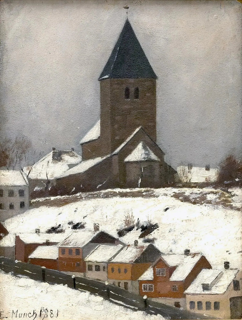 Vigília Igreja de Aker - Edvard Munch