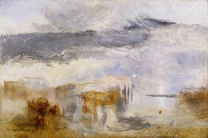 Veneza - Pôr do Sol, um Pescador - J. M. W. Turner