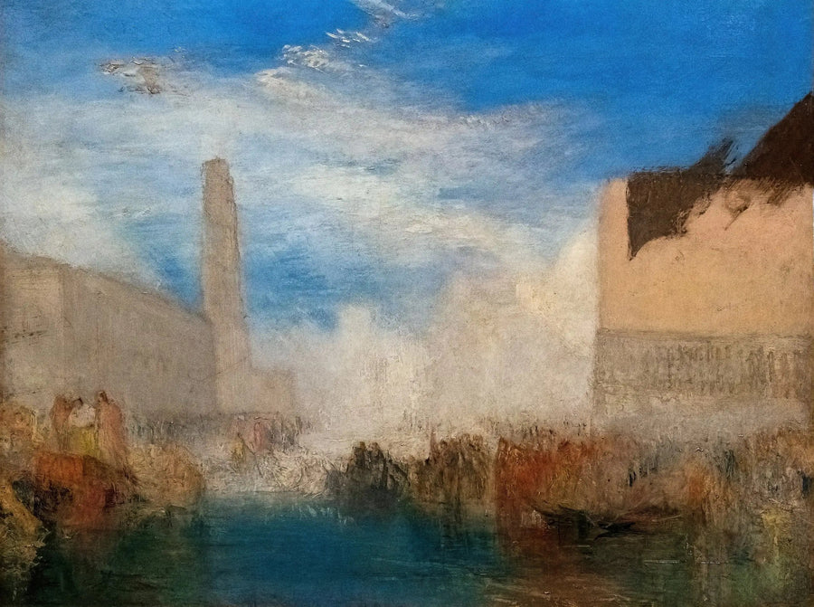 Veneza, a Piazzetta com a Cerimônia do Doge Casando com o Mar - J. M. W. Turner