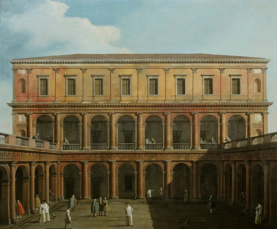 Veneza: capricho do mosteiro dos canônicos de Latrão - Canaletto