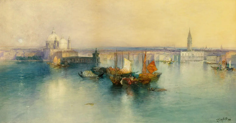 Veneza a partir da Torre de San Giorgio - Thomas Moran