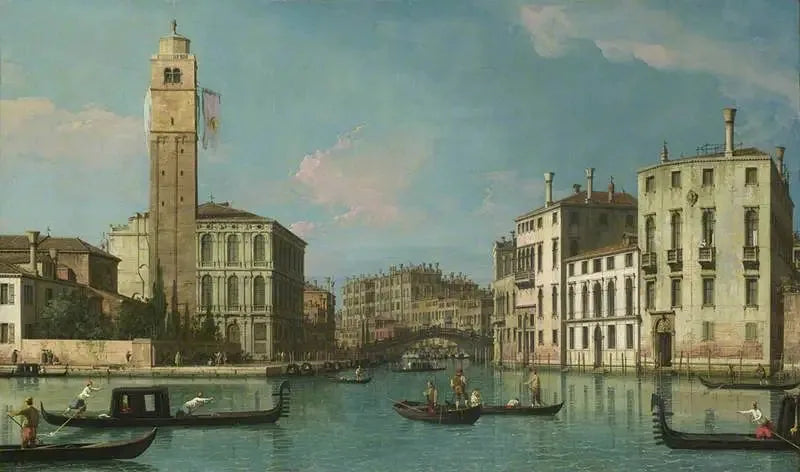 Veneza: Boca do Cannaregio - Canaletto