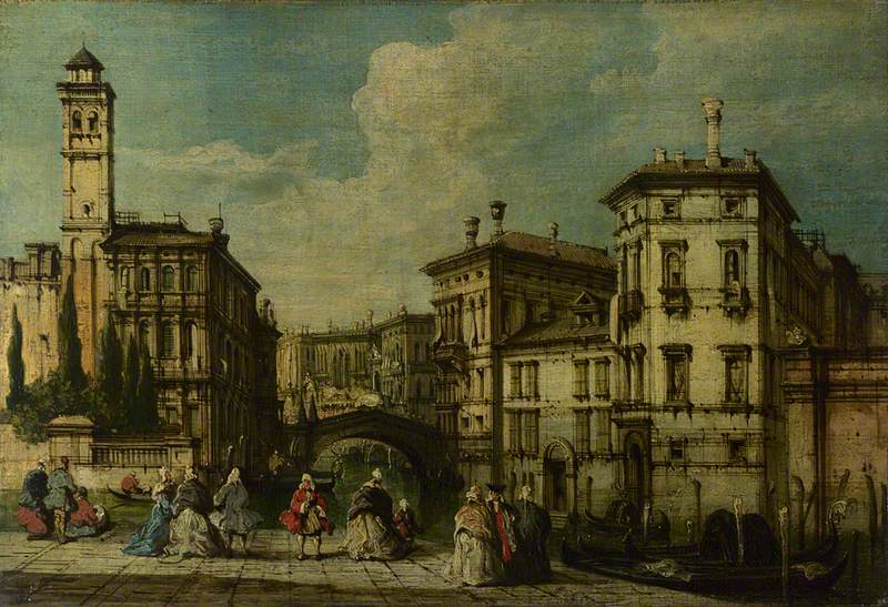 Veneza: Entrada do Cannaregio - Francesco Guardi