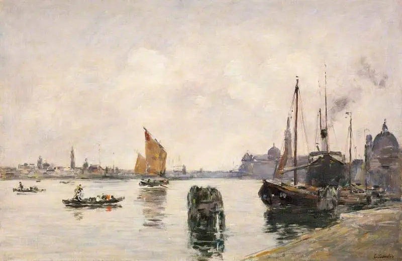 Reproduction du tableau « Venise - Eugène Boudin » par Alpha Reproduction en peinture à l’huile