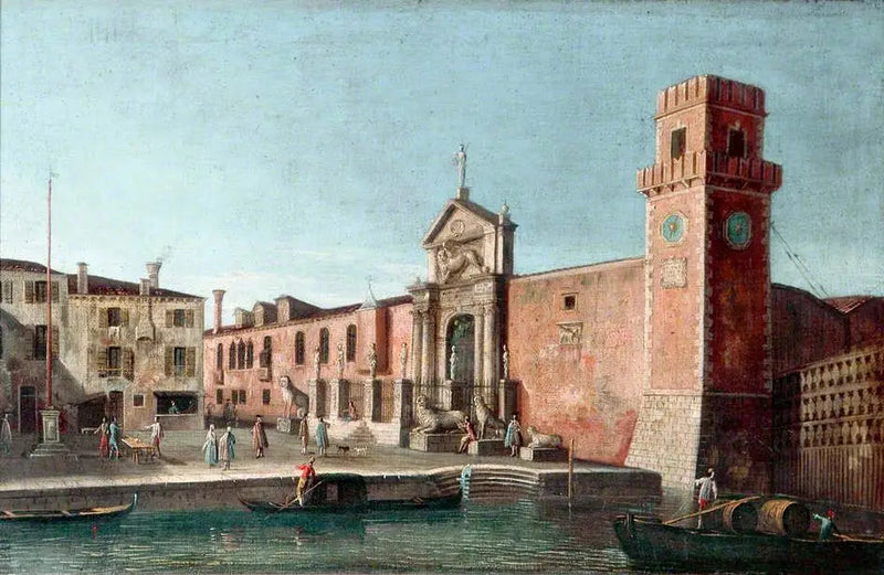 Veneza: O Arsenal - Canaletto