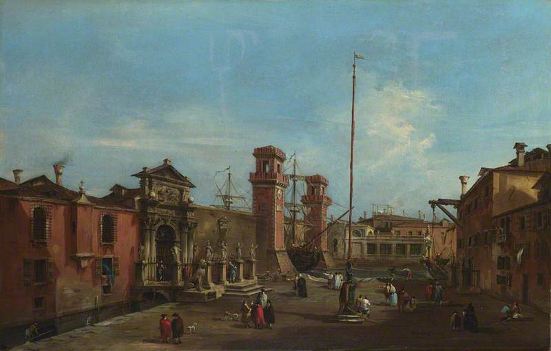 Veneza: O Arsenal - Francesco Guardi