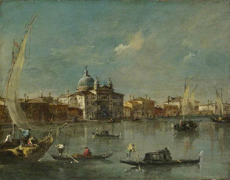 Veneza: La Giudecca com a Zitelle - Francesco Guardi