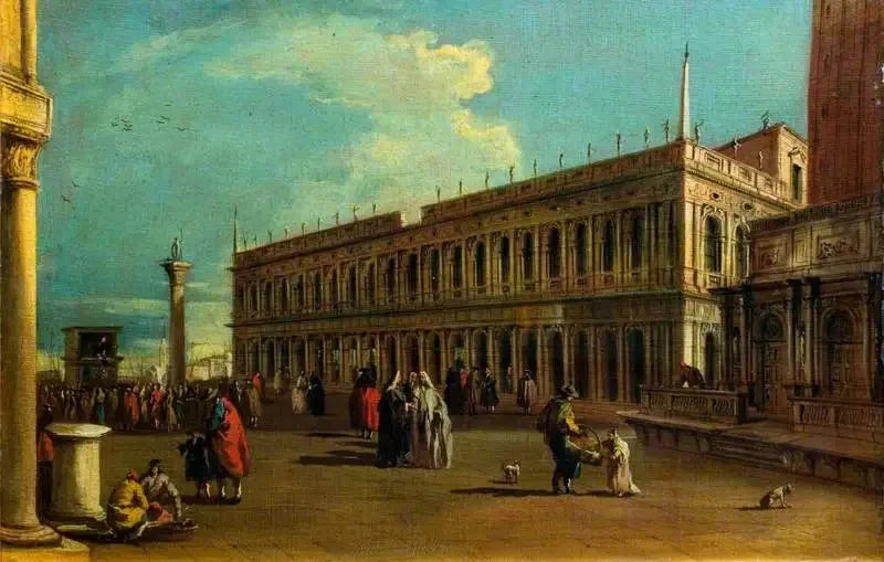 Veneza: A Piazzetta - Canaletto