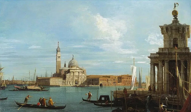 Veneza: a ponta da Alfândega e San Giorgio Maggiore - Canaletto
