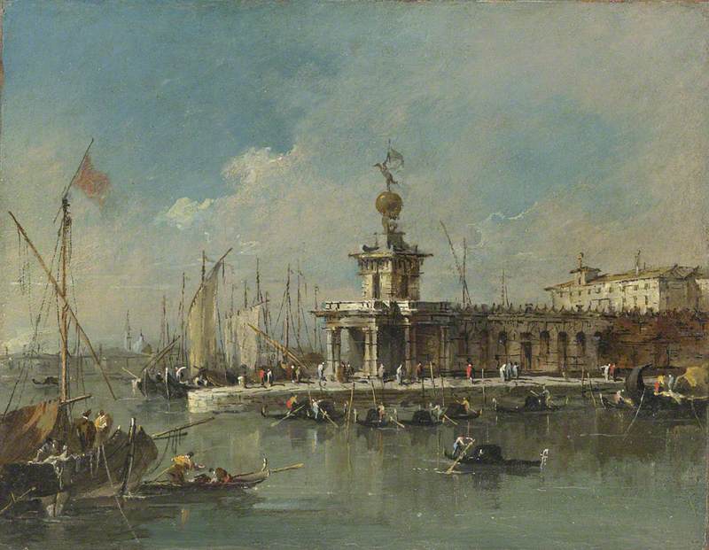 Veneza: La Punta della Dogana - Francesco Guardi