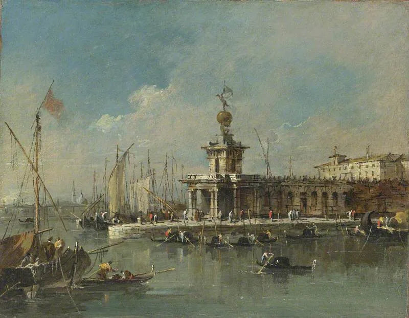 Veneza: La Punta della Dogana - Francesco Guardi