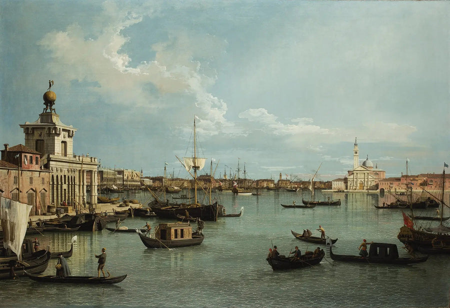 Veneza: o bacino de San Marco visto pelo canal da Giudecca - Canaletto