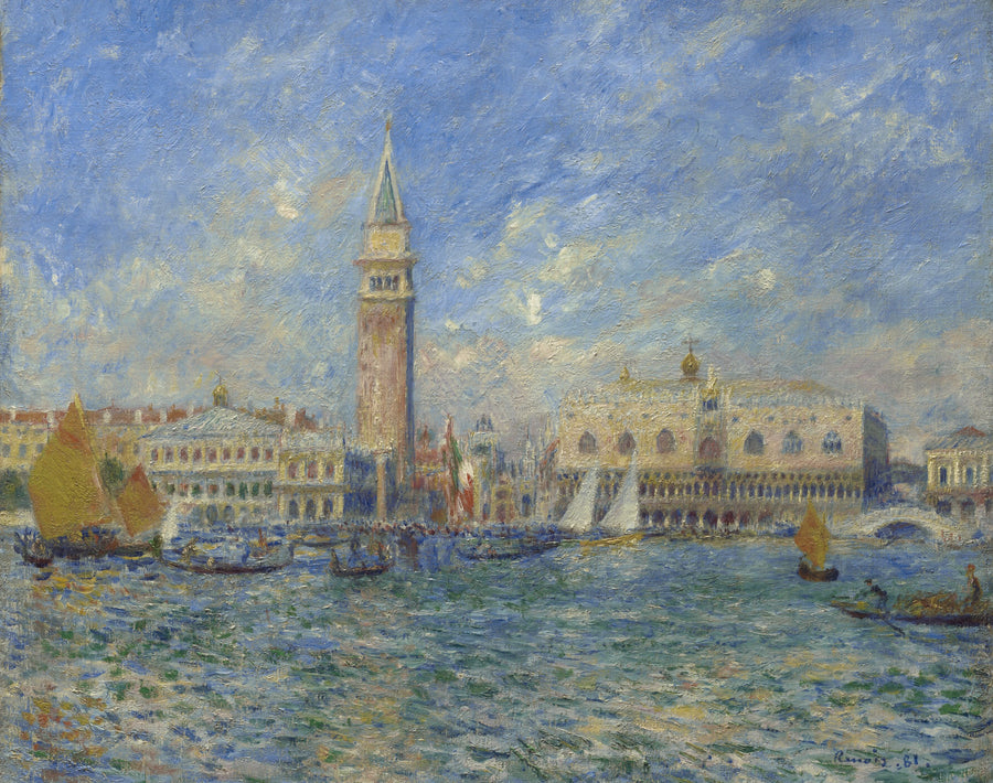 Palácio dos Doges, Veneza - Pierre-Auguste Renoir