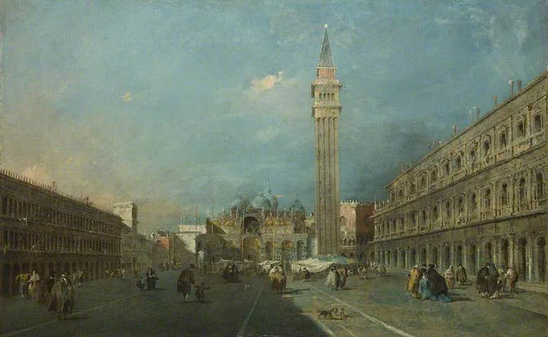 Veneza: Praça de São Marcos - Francesco Guardi