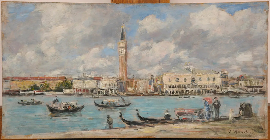 Veneza. San Giorgio - Eugène Boudin
