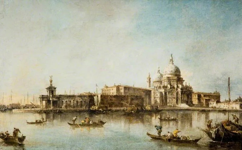 Veneza - Santa Maria delle Salute e o Dogma - Francesco Guardi
