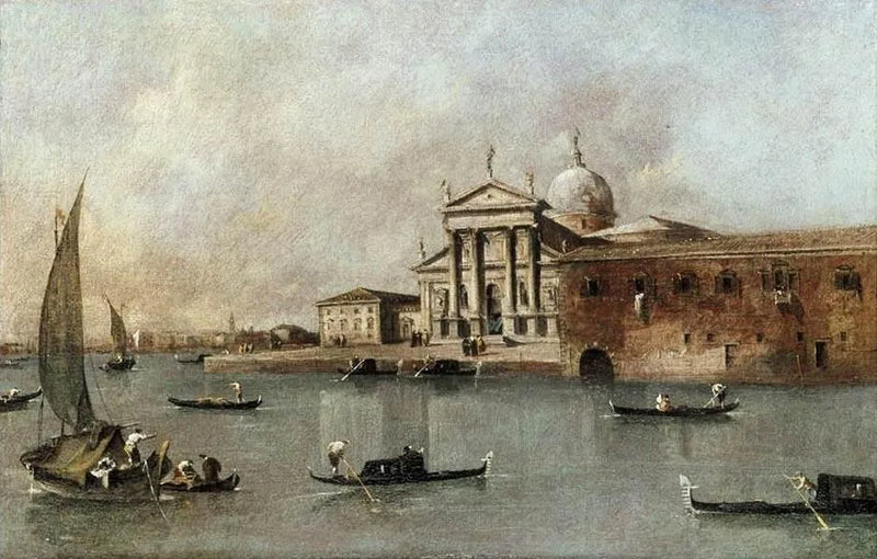 Veneza: Vista da igreja de San Giorgio Maggiore a partir de Giudecca - Francesco Guardi