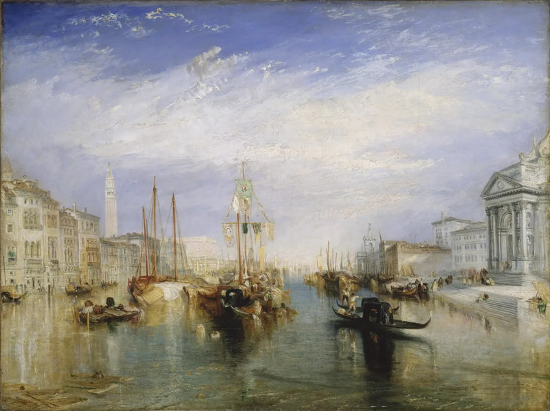 Veneza, vista do pórtico da Madonna della Salute - J. M. W. Turner