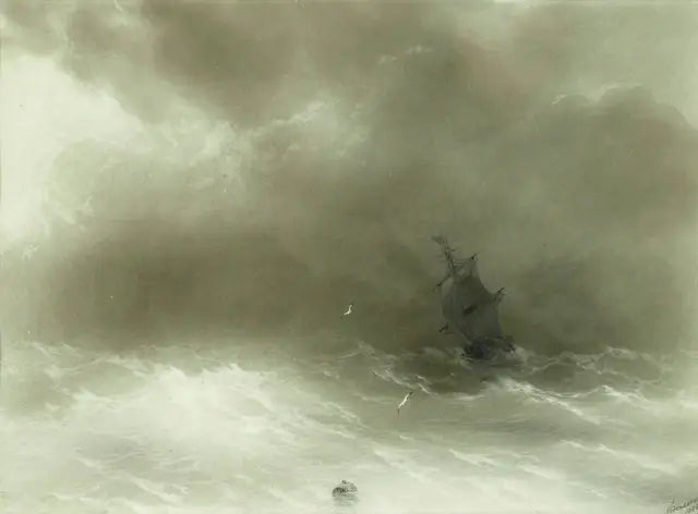 Vent fort - Ivan Aïvazovski - Alpha Reproduction