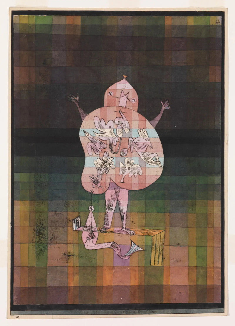 Ventríloquo e grito na charneca - Paul Klee