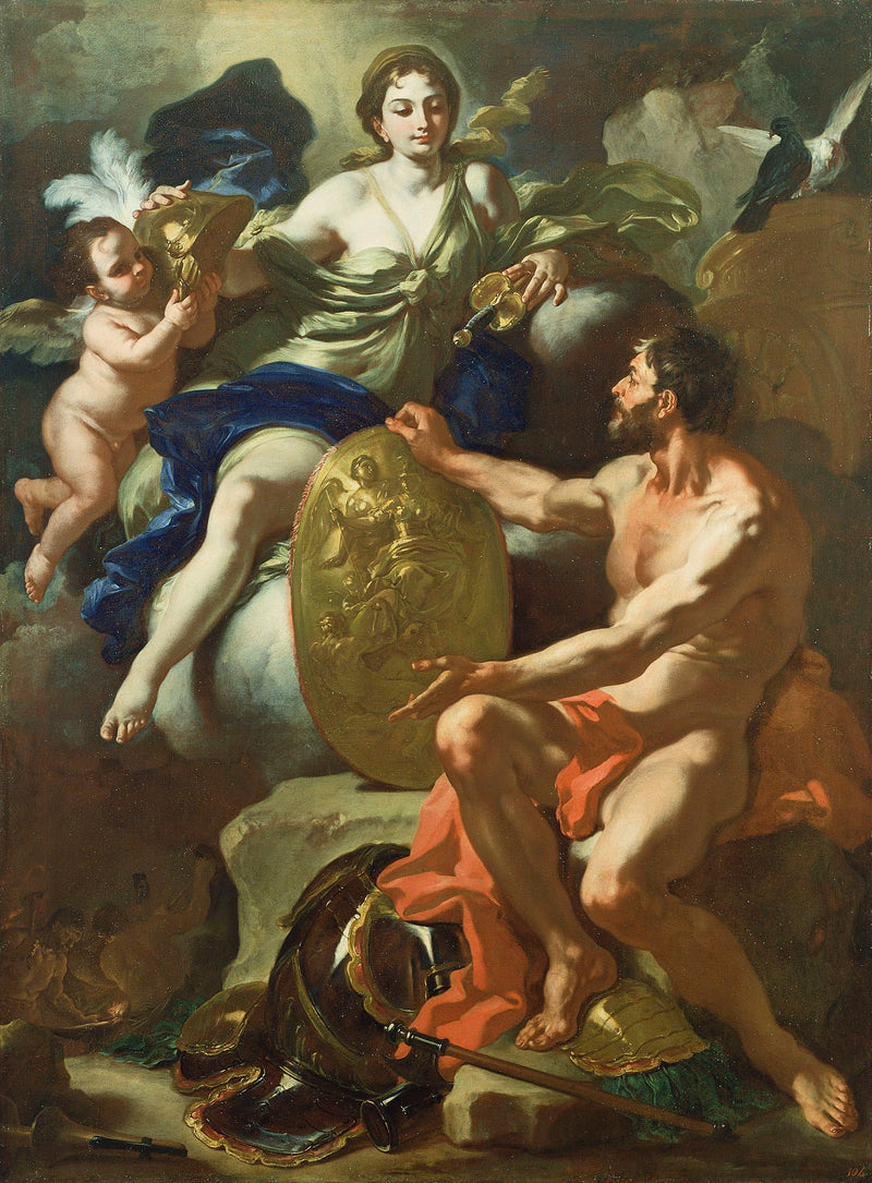 Vênus na forja de Vulcano - Francesco Solimena