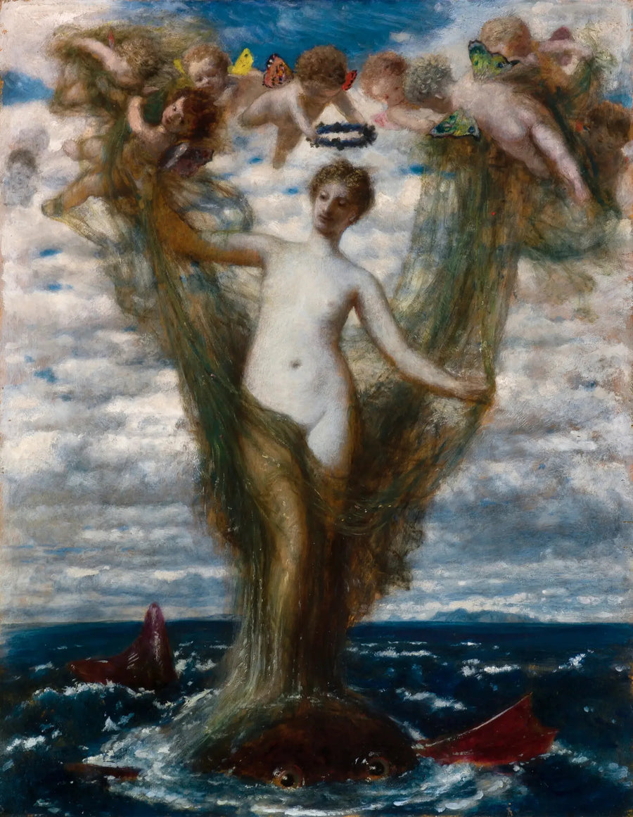 Vênus Anadyomene - Arnold Böcklin
