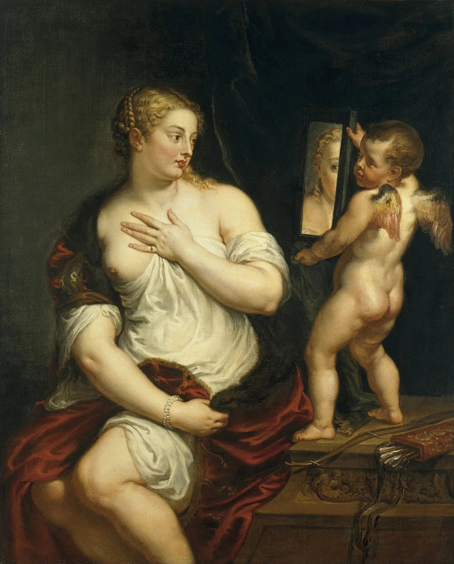 Vênus no espelho - Peter Paul Rubens