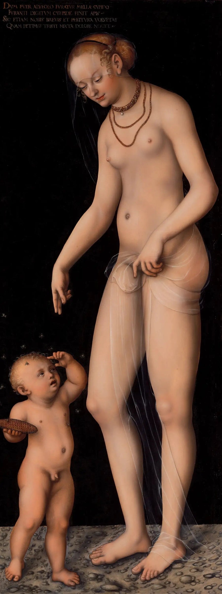 Vênus com Amor, o ladrão de mel - Lucas Cranach, o Velho