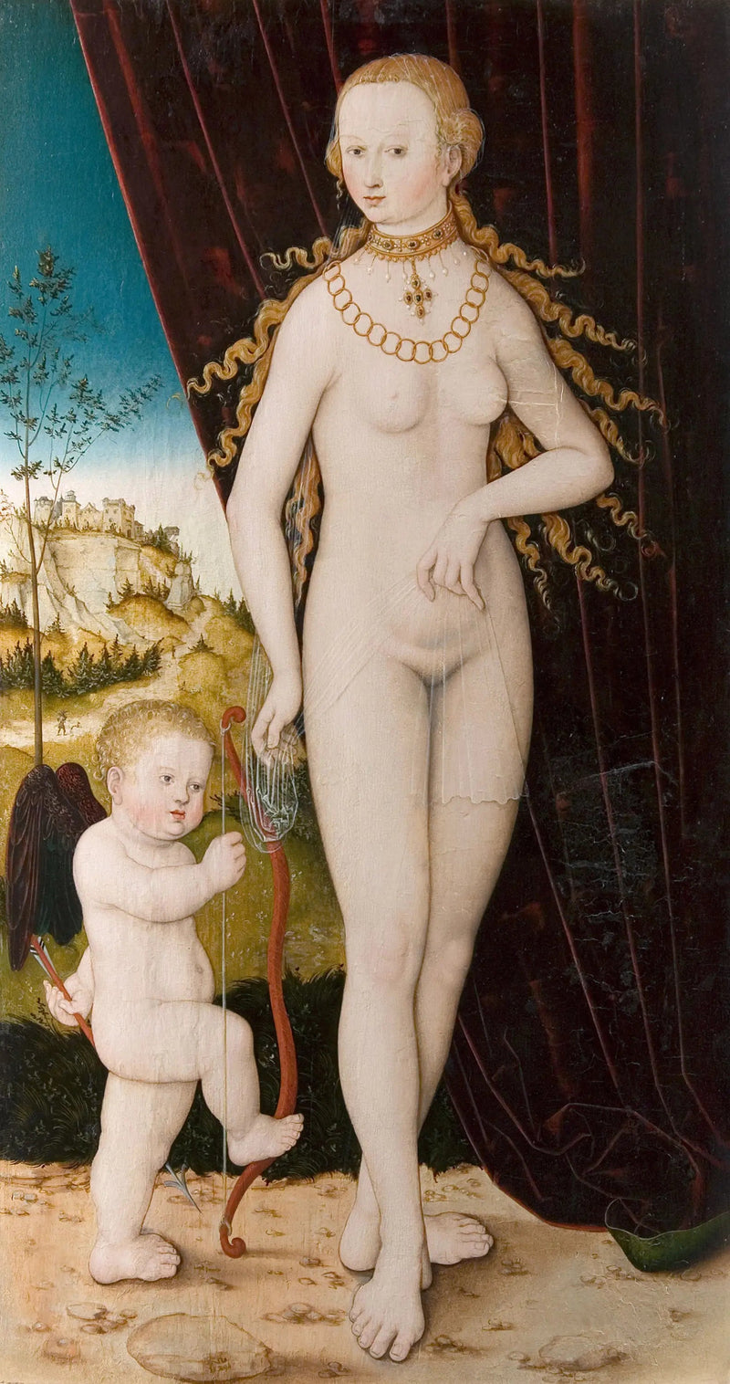 Vênus com Cupido - Lucas Cranach, o Velho