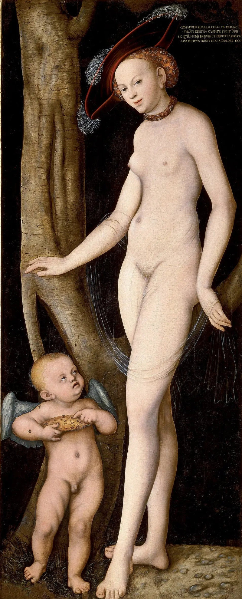 Vênus com Cupido ladrão de mel - Lucas Cranach o Velho