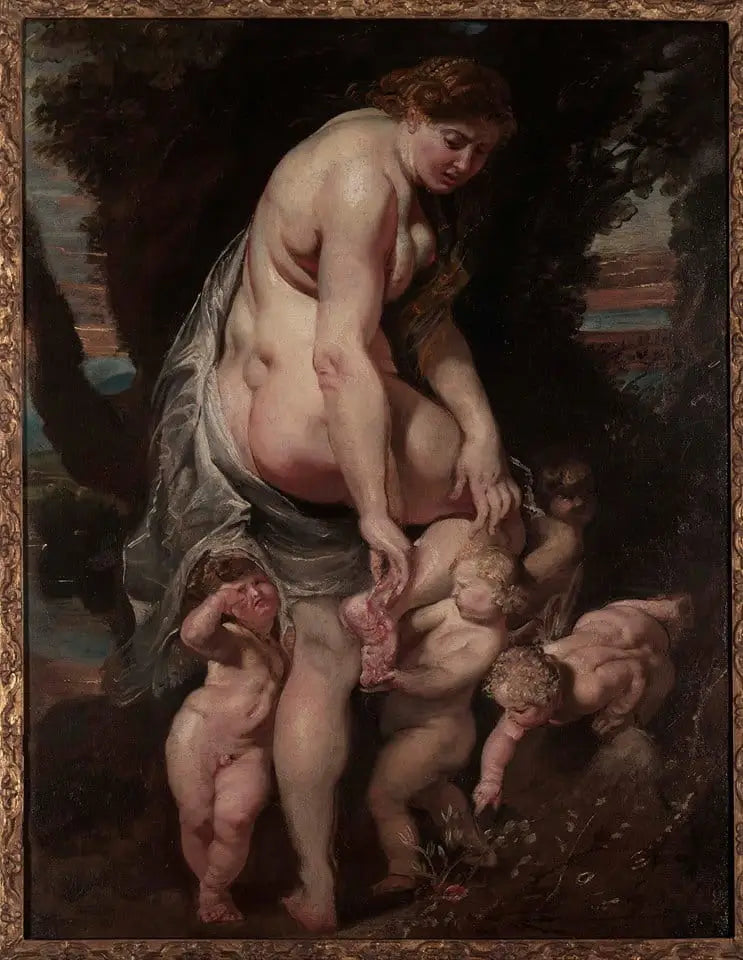Vénus blessée par une épine - Peter Paul Rubens image 1 reproduction artisanale de tableau