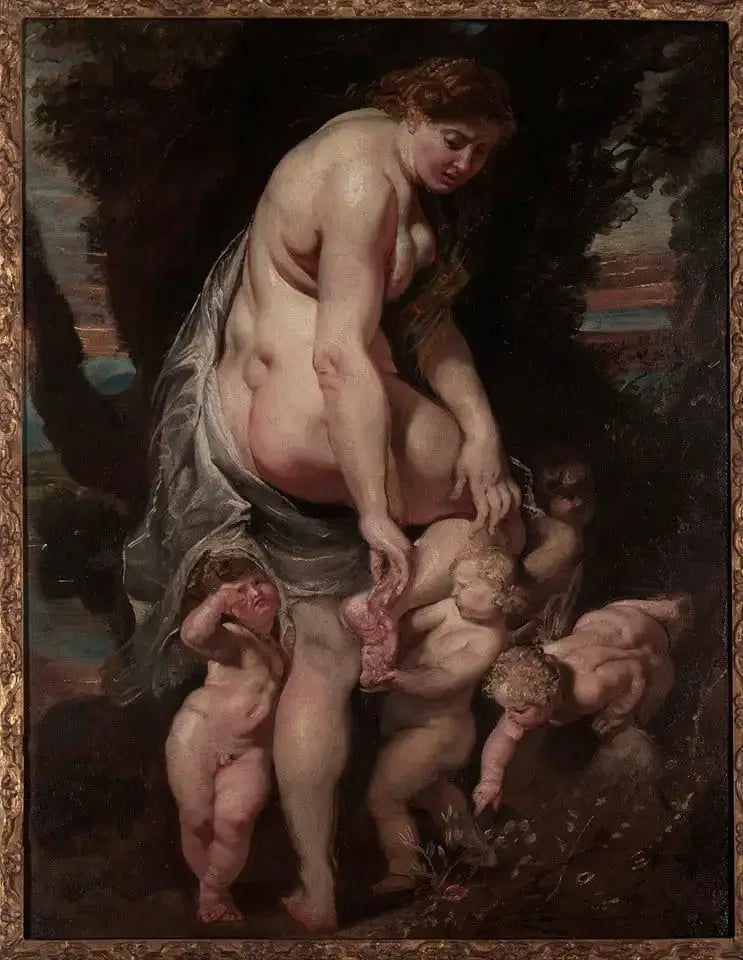 Vênus ferida por um espinho - Peter Paul Rubens