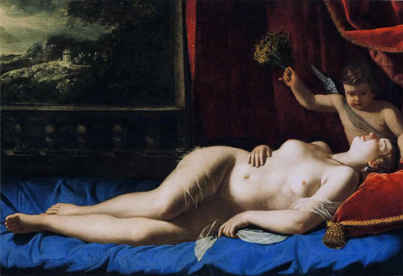 Vênus adormecida - Artemisia Gentileschi