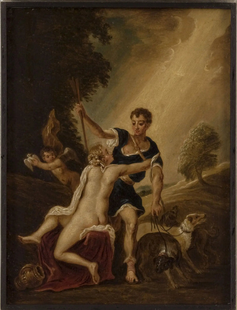 Vênus e Adônis - David Teniers Júnior