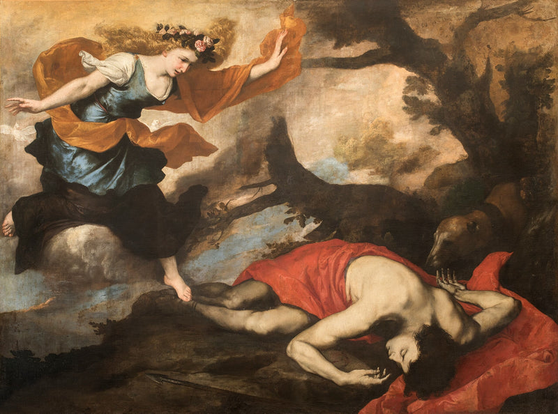 Vênus e Adônis - Jusepe de Ribera