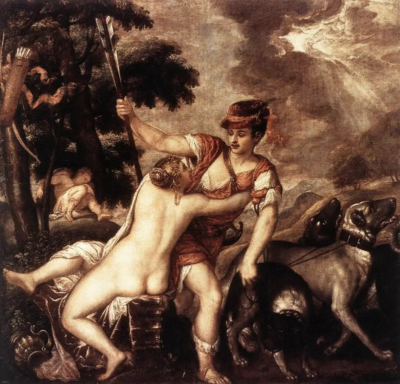 Vênus e Adônis - Tiziano
