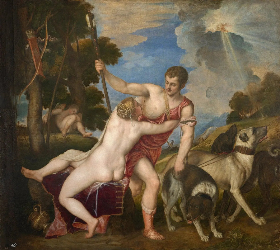 Vênus e Adônis - Tiziano