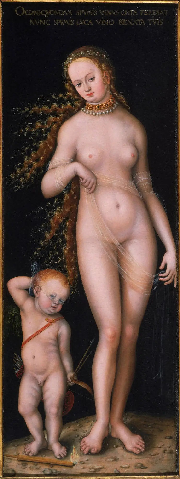 Vênus e Amor - Lucas Cranach, o Velho