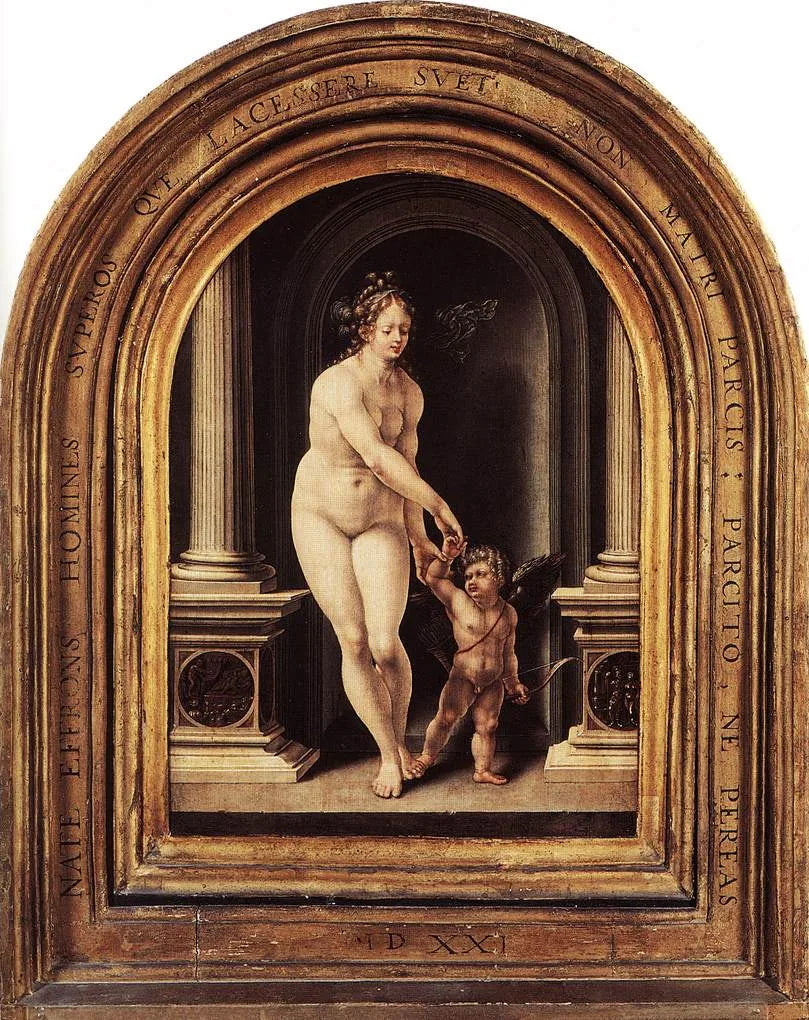 Vênus e Cupido - Jan Gossaert