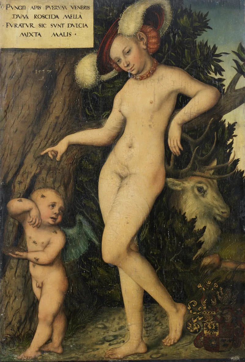 Vênus e Cupido - Lucas Cranach, o Velho