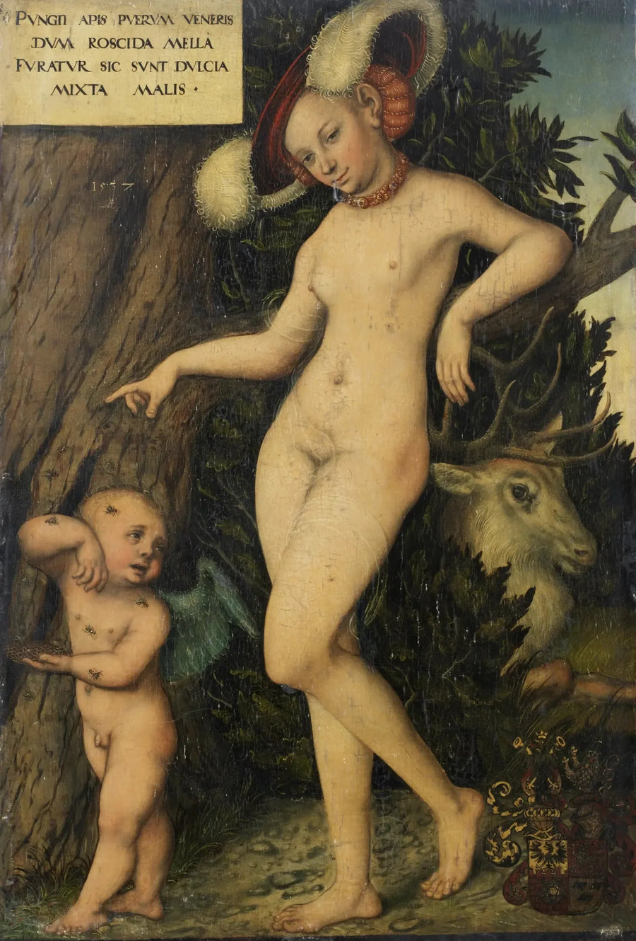 Vênus e Cupido - Lucas Cranach, o Velho