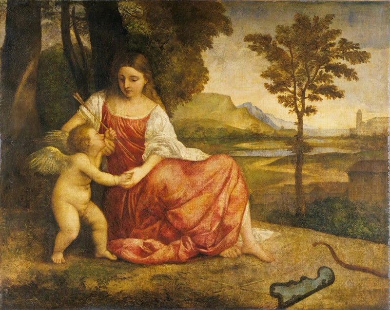 Vênus e Cupido - Titian